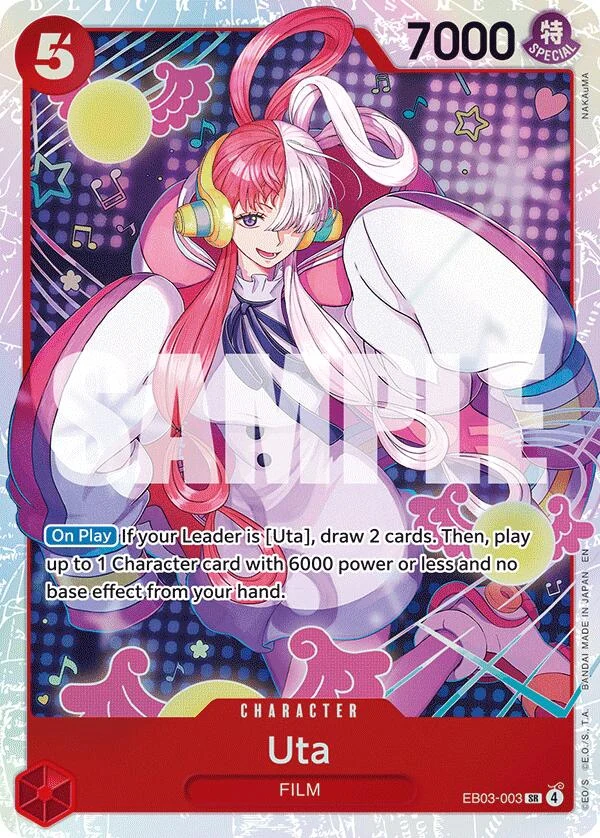 Uta (003) (EB03-003) (Extra Booster: One Piece Heroines Edition)