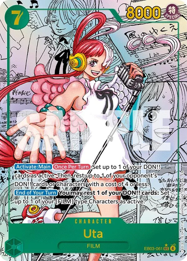 Uta (061) (Manga) (EB03-061) (Extra Booster: One Piece Heroines Edition)