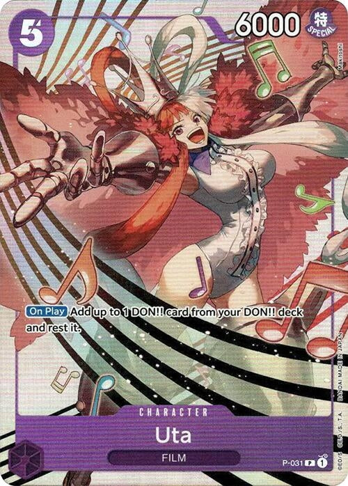 Uta - P-031 (Premium Card Collection -Uta-) (P-031) (One Piece Promotion Cards)