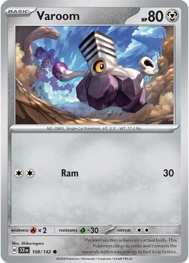Varoom (108/142) (SV07: Stellar Crown)
