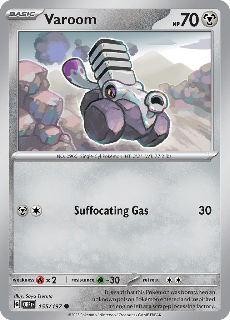Varoom (155/197) (SV03: Obsidian Flames)