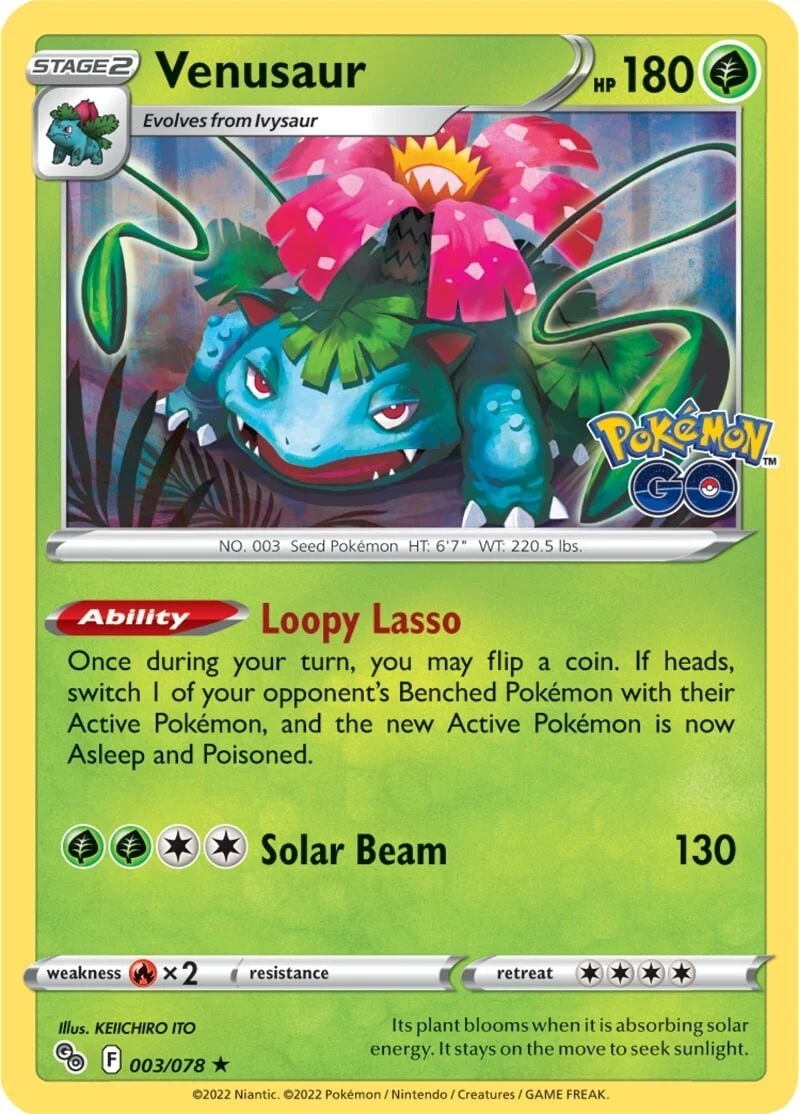 Venusaur (003/078) (Pokemon GO)