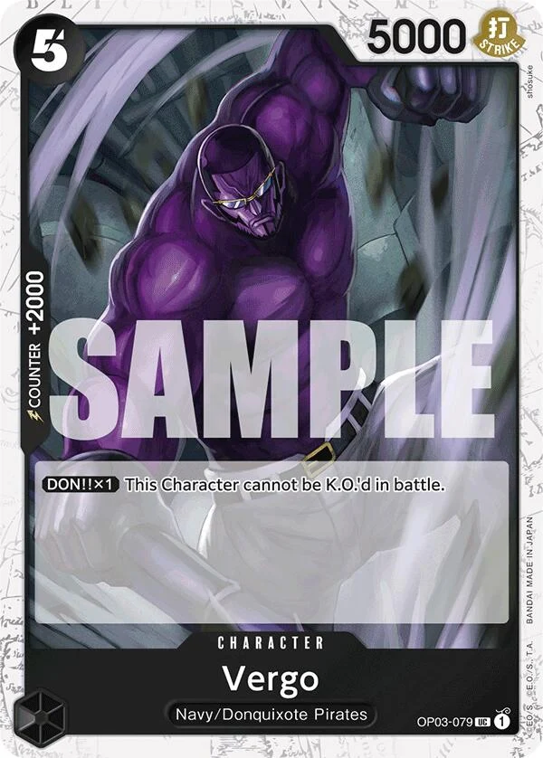 Vergo (Jolly Roger Foil) (OP03-079) (Premium Booster -The Best-)