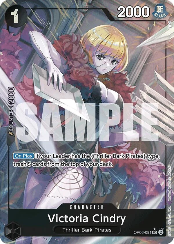 Victoria Cindry (Full Art) (OP06-091) (Premium Booster -The Best-)
