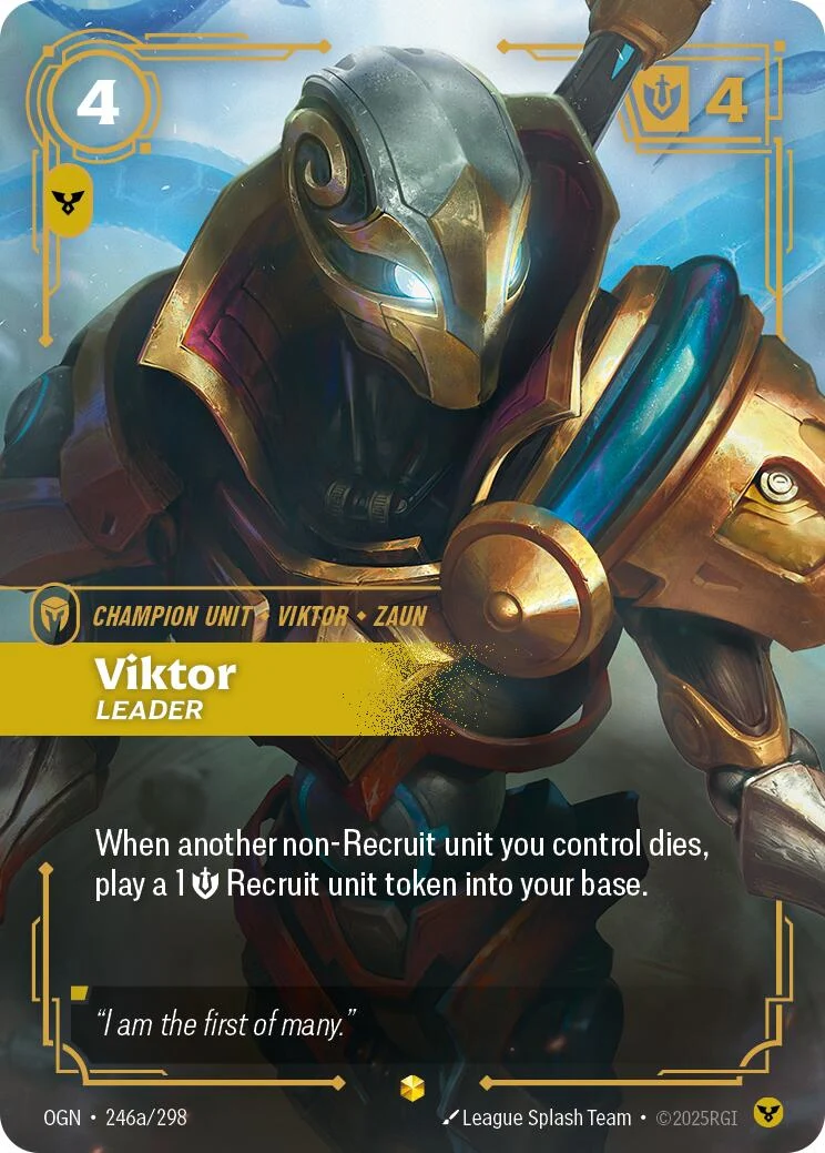 Viktor - Leader (Alternate Art) (246a/298) (Origins)