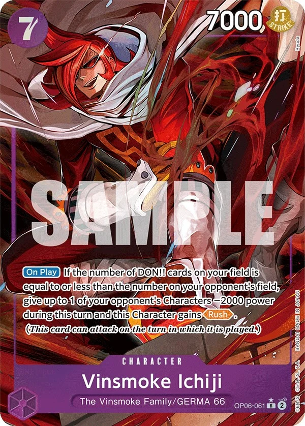 Vinsmoke Ichiji (061) (Alternate Art) (OP06-061) (Wings of the Captain)