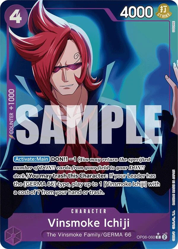 Vinsmoke Ichiji (OP06-060) (Full Art) (OP06-060) (Premium Booster -The Best-)
