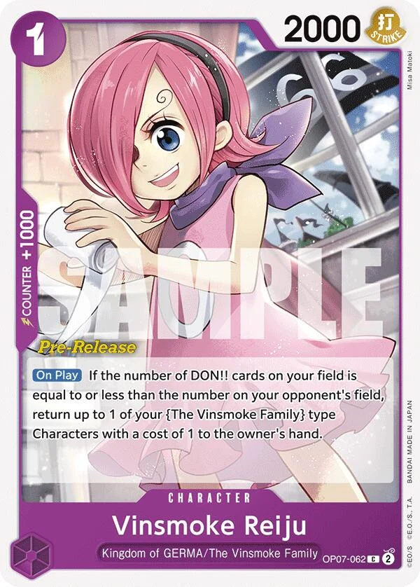 Vinsmoke Reiju (OP07-062) (500 Years in the Future Pre-Release Cards)
