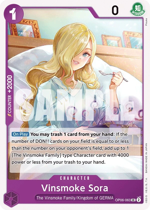 Vinsmoke Sora (OP06-063) (Wings of the Captain)