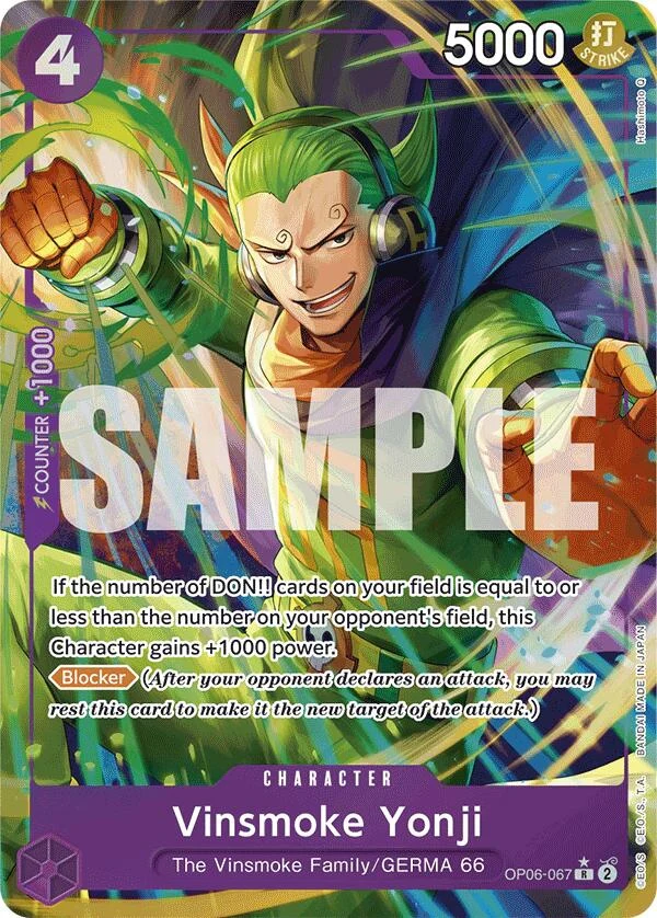 Vinsmoke Yonji (OP06-067) (Alternate Art) (OP06-067) (Premium Booster -The Best-)