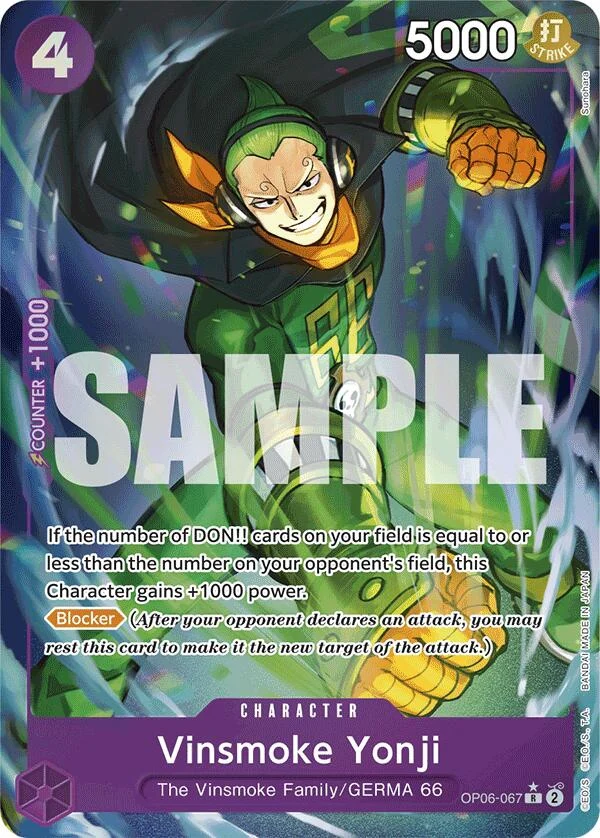 Vinsmoke Yonji (OP06-067) (Full Art) (OP06-067) (Premium Booster -The Best-)