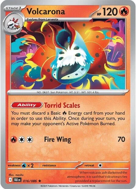 Volcarona (016/086) (SV: Black Bolt)