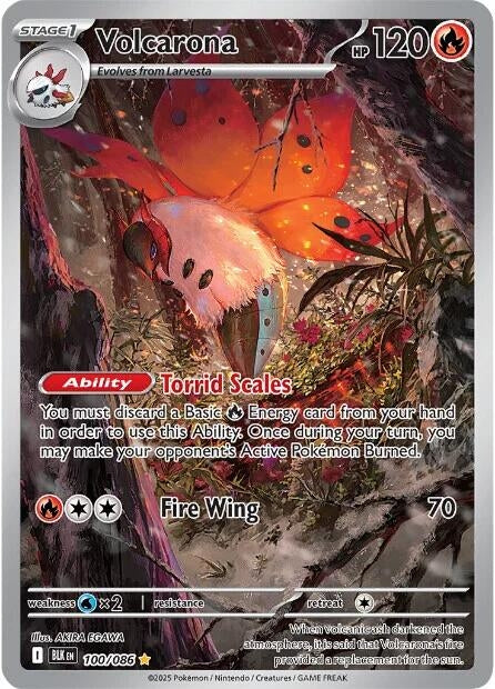 Volcarona (100/086) (SV: Black Bolt)