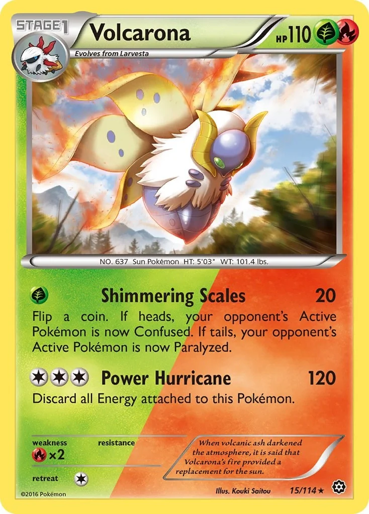 Volcarona (15/114) (XY - Steam Siege)