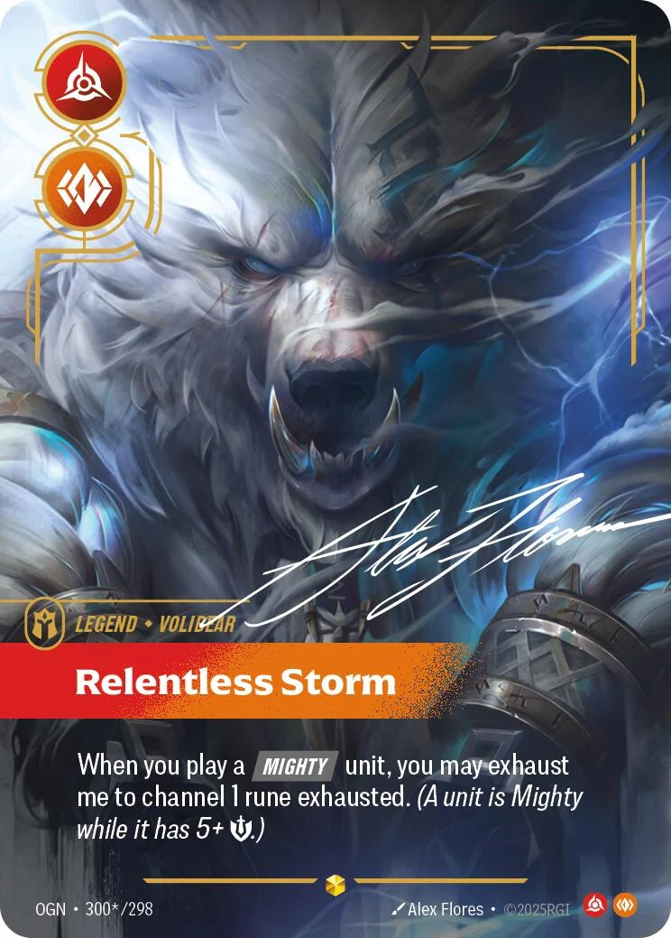 Volibear - Relentless Storm (Alternate Art) (300*/298) (Origins)