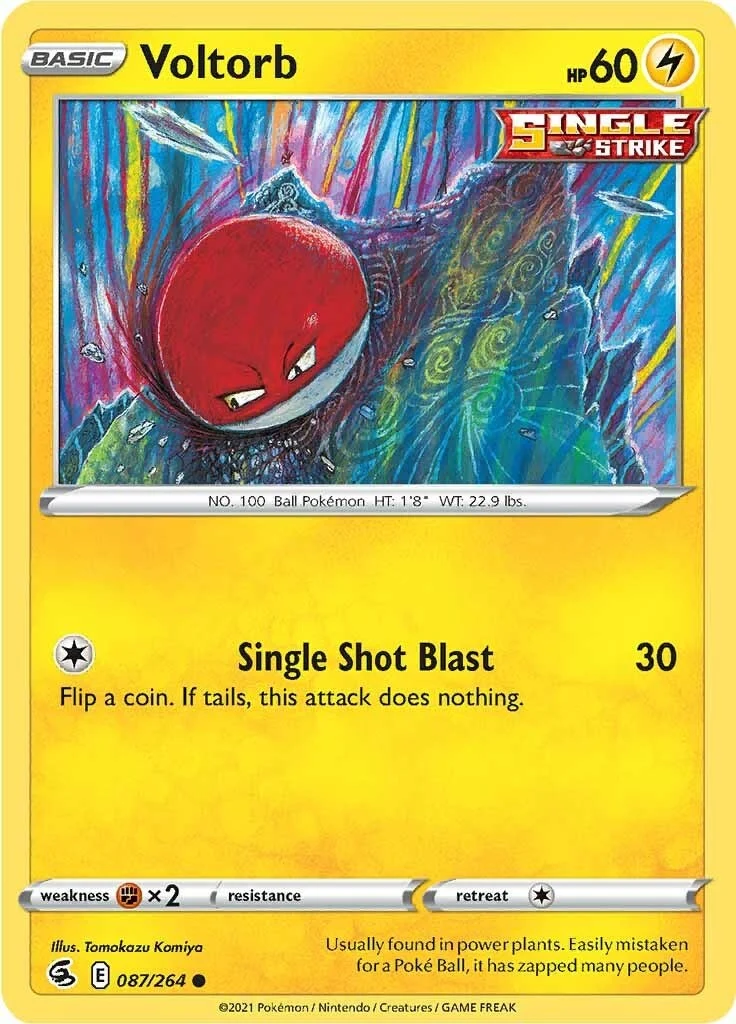 Voltorb (087/264) (SWSH08: Fusion Strike)