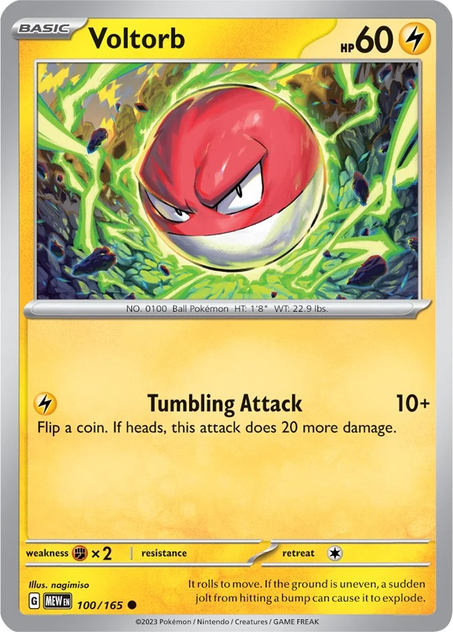 Voltorb (100/165) (SV: Scarlet & Violet 151)