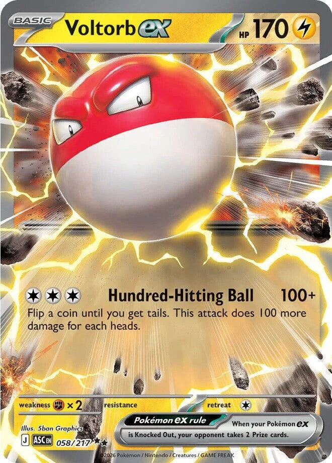 Voltorb ex (058/217) (ME: Ascended Heroes)
