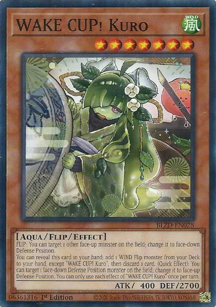 WAKE CUP! Kuro (BLZD-EN028) (Blazing Dominion)