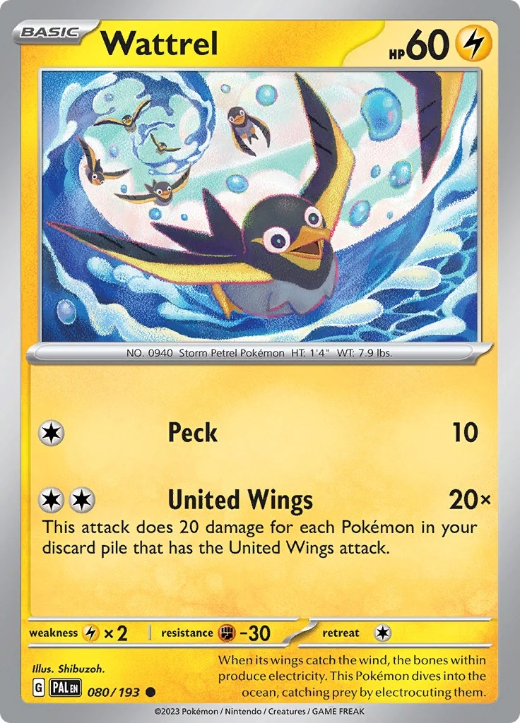 Wattrel (080/193) (SV02: Paldea Evolved)