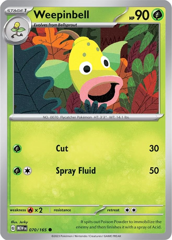 Weepinbell (070/165) (SV: Scarlet & Violet 151)