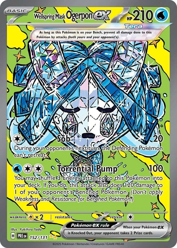 Wellspring Mask Ogerpon ex (152/131) (SV: Prismatic Evolutions)
