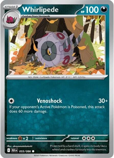 Whirlipede (055/086) (SV: Black Bolt)