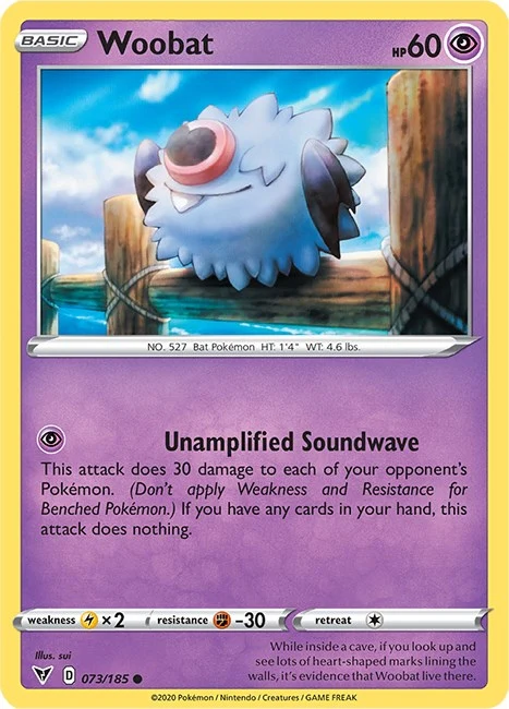 Woobat (073/185) (SWSH04: Vivid Voltage)