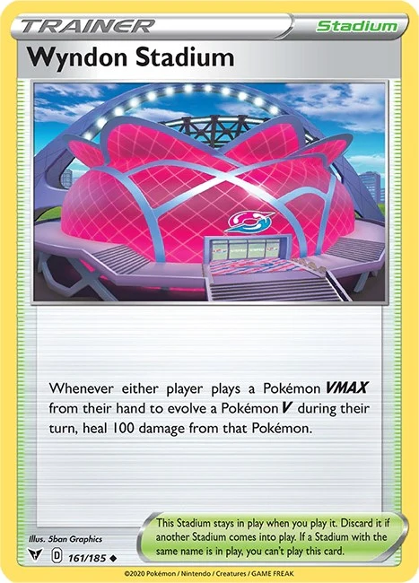 Wyndon Stadium (161/185) (SWSH04: Vivid Voltage)