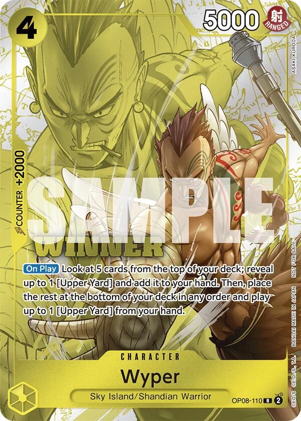 Wyper (Winner Pack 2025 Vol. 2) (OP08-110) (One Piece Promotion Cards)