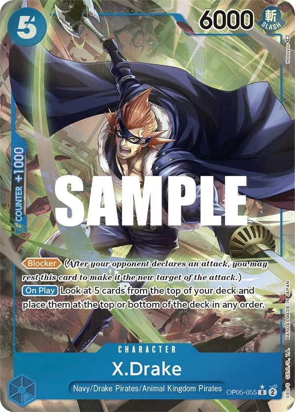 X.Drake (Alternate Art) (OP05-055) (Awakening of the New Era)