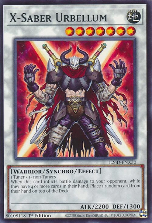 X-Saber Urbellum (L26D-ENX30) (Legendary Modern Decks 2026)