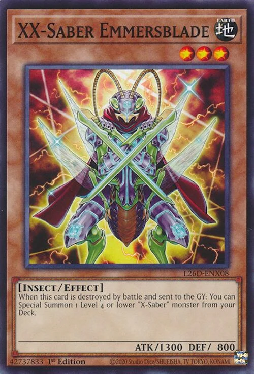 XX-Saber Emmersblade (L26D-ENX08) (Legendary Modern Decks 2026)