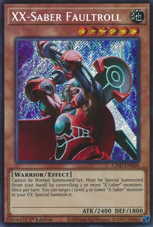 XX-Saber Faultroll (Secret Rare) (L26D-ENX04) (Legendary Modern Decks 2026)