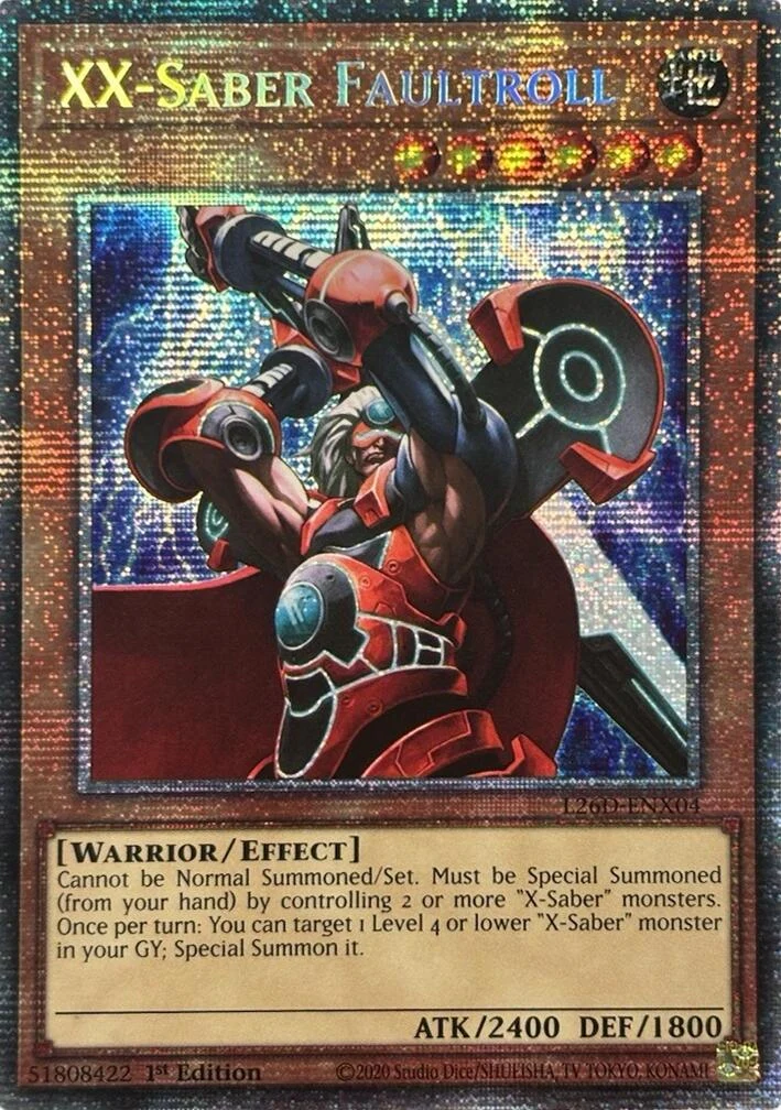 XX-Saber Faultroll (Starlight Rare) (L26D-ENX04) (Legendary Modern Decks 2026)