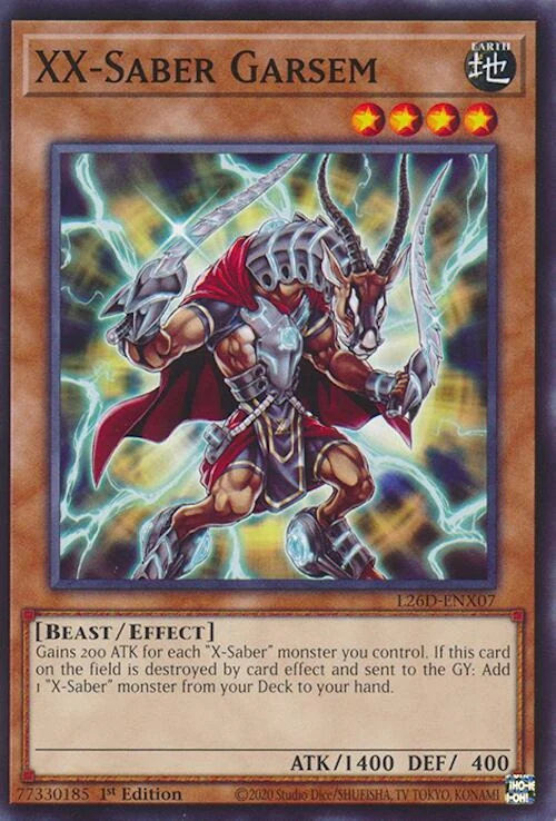 XX-Saber Garsem (L26D-ENX07) (Legendary Modern Decks 2026)