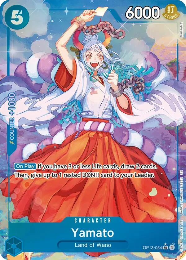 Yamato (Alternate Art) (OP13-054) (Carrying On His Will)
