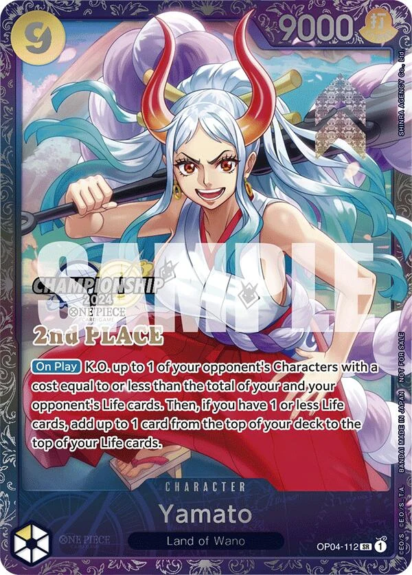 Yamato (Championship 2024 Finals 2nd Place) (OP04-112) (One Piece Promotion Cards)
