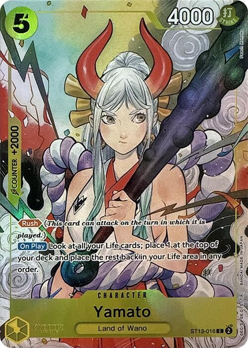 Yamato (Illustration Box Vol.1) (ST13-016) (One Piece Promotion Cards)