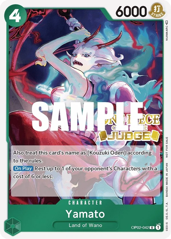 Yamato (Judge) (OP02-042) (One Piece Promotion Cards)