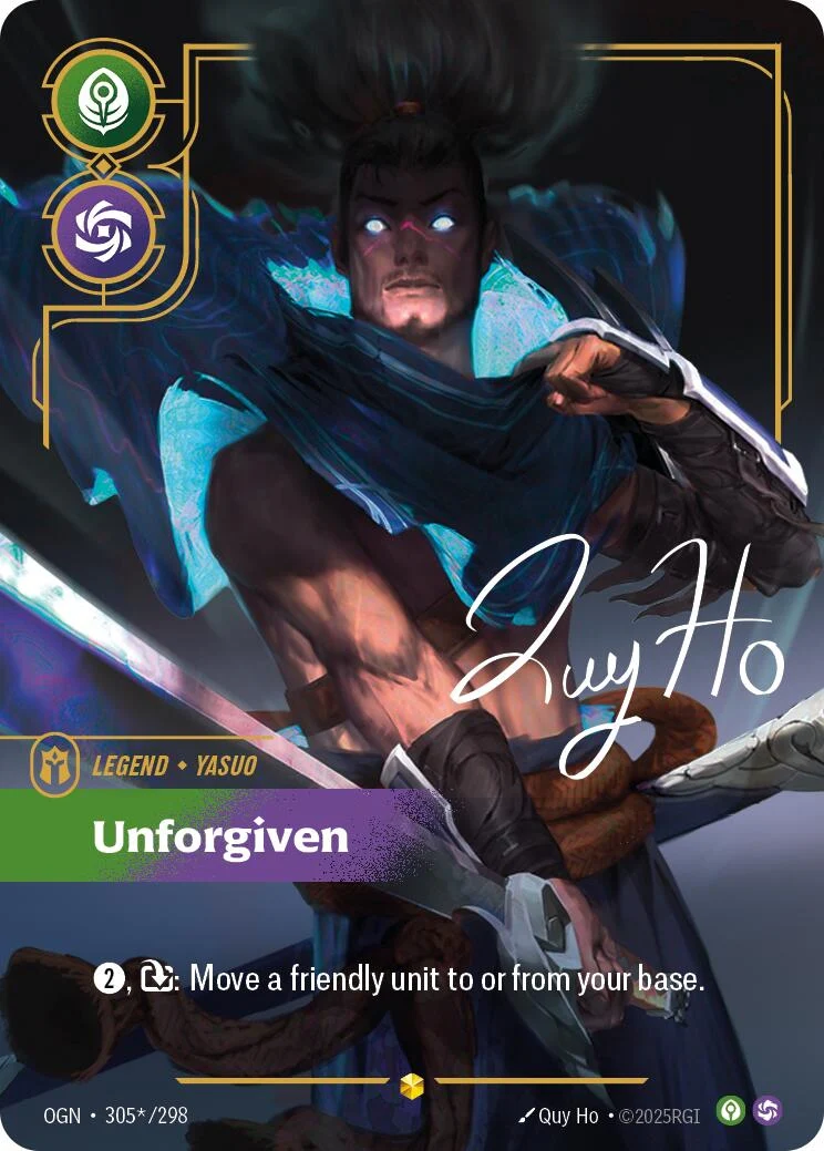 Yasuo - Unforgiven (Alternate Art) (305*/298) (Origins)