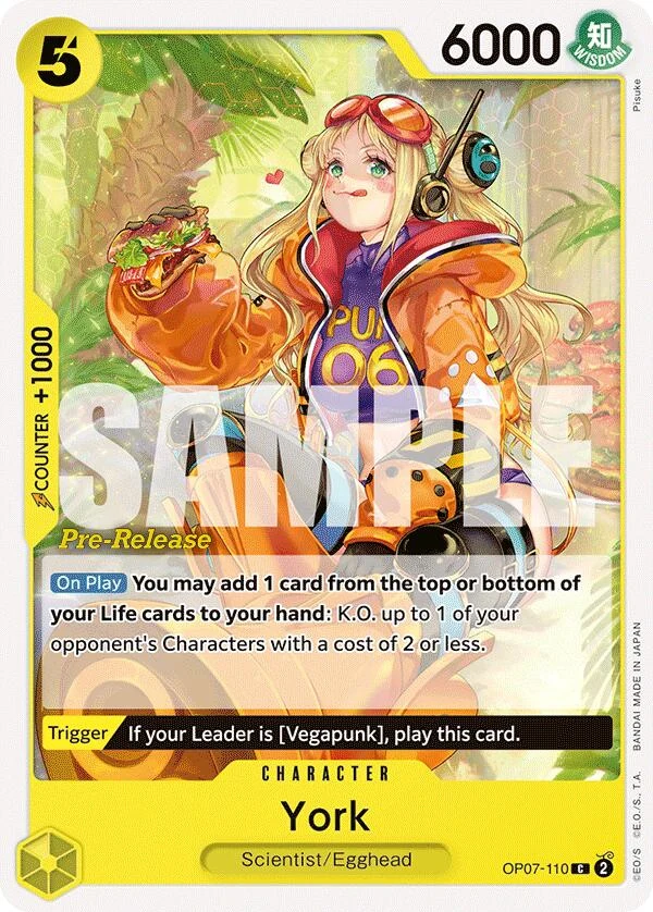 York (OP07-110) (500 Years in the Future Pre-Release Cards)
