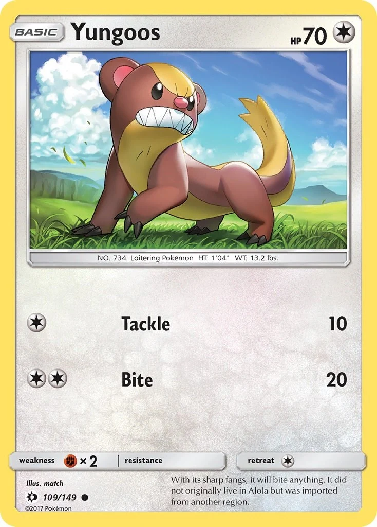 Yungoos (109/149) (SM Base Set)