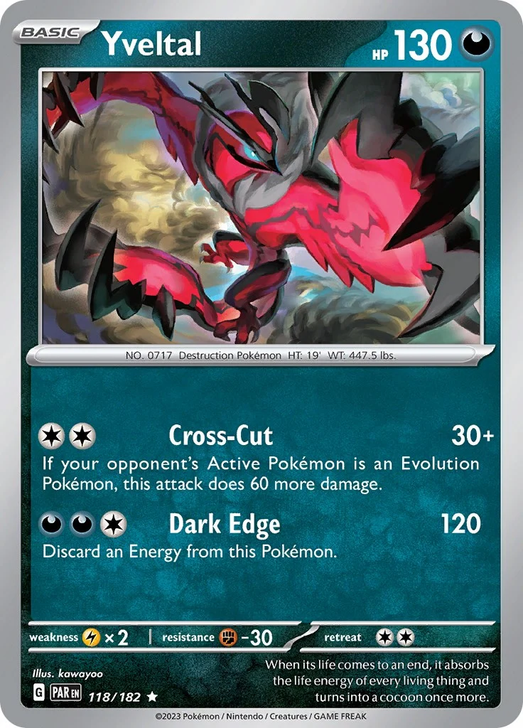 Yveltal (118/182) (SV04: Paradox Rift)