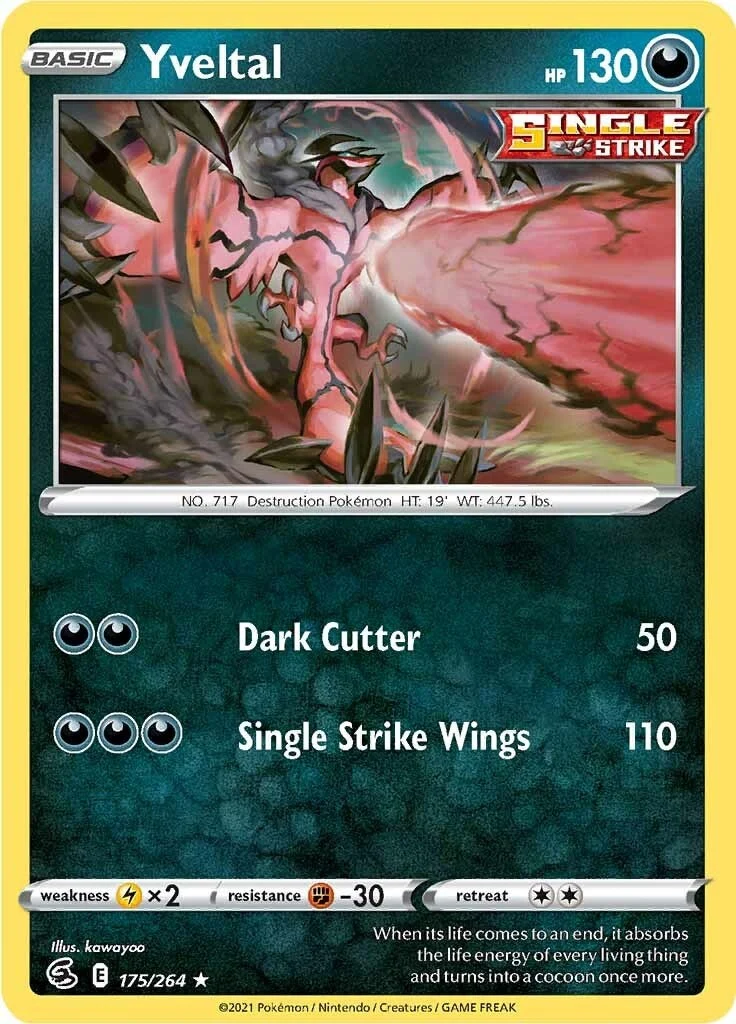 Yveltal (175/264) (SWSH08: Fusion Strike)