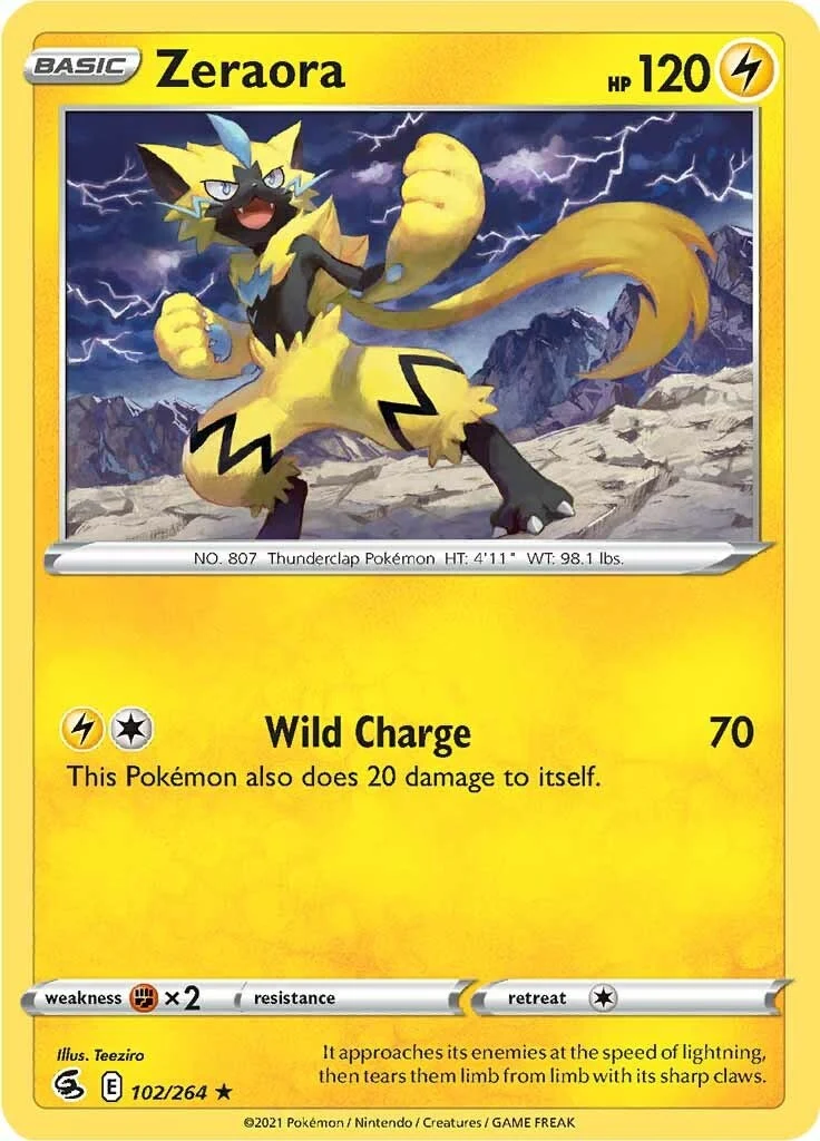 Zeraora (102/264) (SWSH08: Fusion Strike)