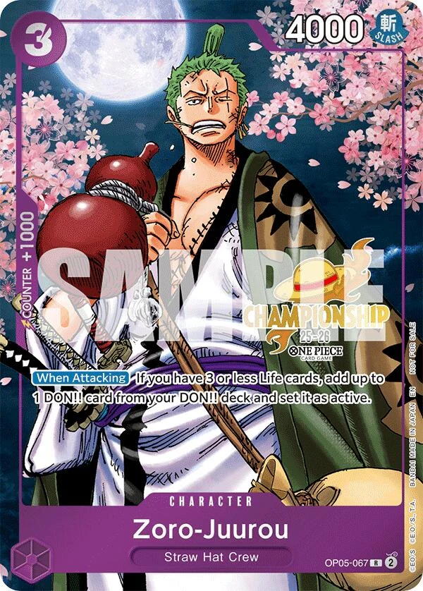 Zoro-Juurou (CS 25-26 Event Pack) (OP05-067) (One Piece Promotion Cards)