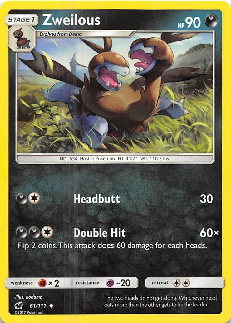 Zweilous (61/111) (SM - Crimson Invasion)