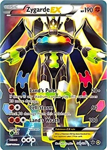 Zygarde EX - 54a/124 (054a/124) (Alternate Art Promos)